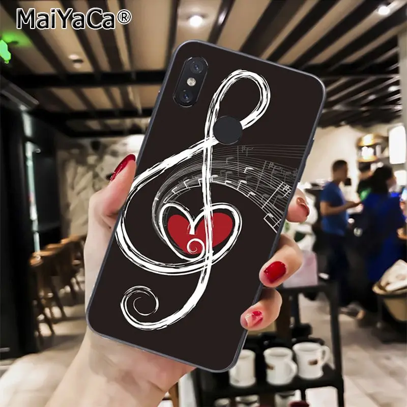 MaiYaCa музыкальные ноты Скрипка Музыкальный Чехол для телефона Xiaomi Redmi8 4X 6A S2 7A 5A Redmi 5