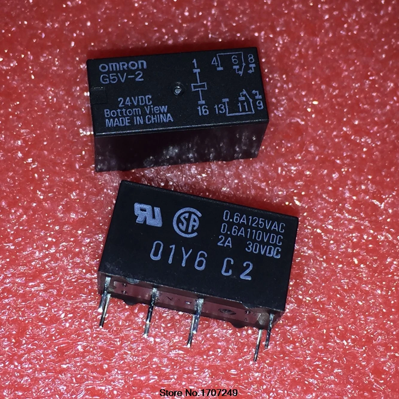 Бесплатная доставка 10 шт./лот G5V 2 24VDC 24 В реле новые оригинальные сертификаты ROHS|24v