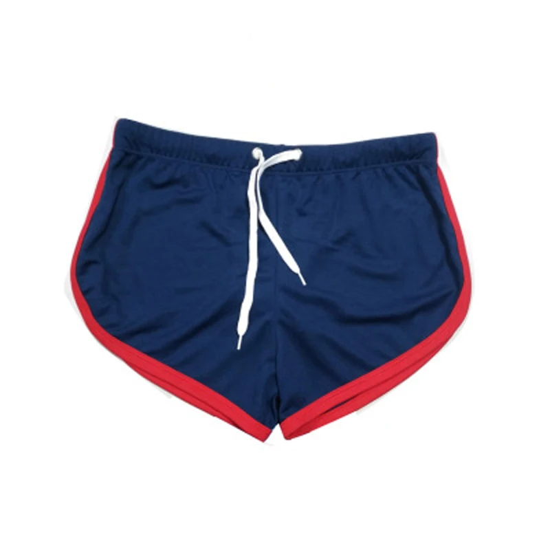 

Summer Men Sides Split Quick Dry Running Shorts Sport Pouch Jogger Trousers Male Breathable Gym Fitness Jogging Sweatpants