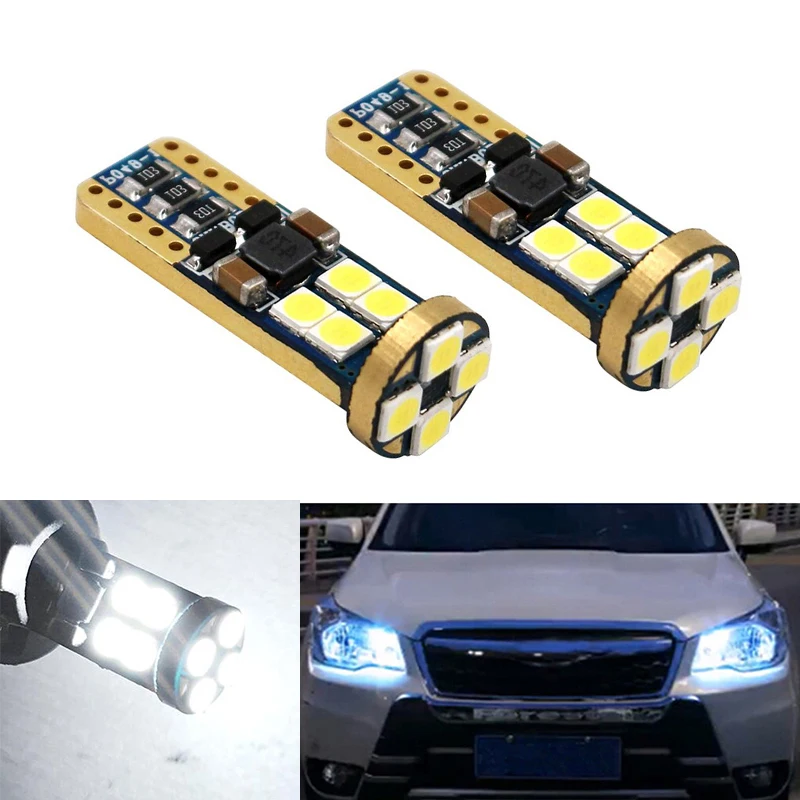 2x T10 LED W5W Samsung Автомобильные светодиодные лампы для Subaru impreza legacy xv forester Outback Tribeca