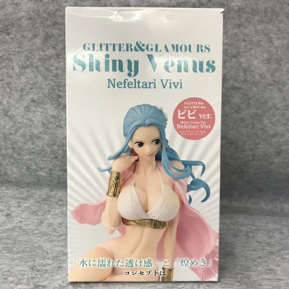 

Anime One Piece Glitter & Glamours Shiny Venus Nefeltari Vivi Sexy Swimsuit PVC Action Figures Collectible Model Toys Doll 11CM