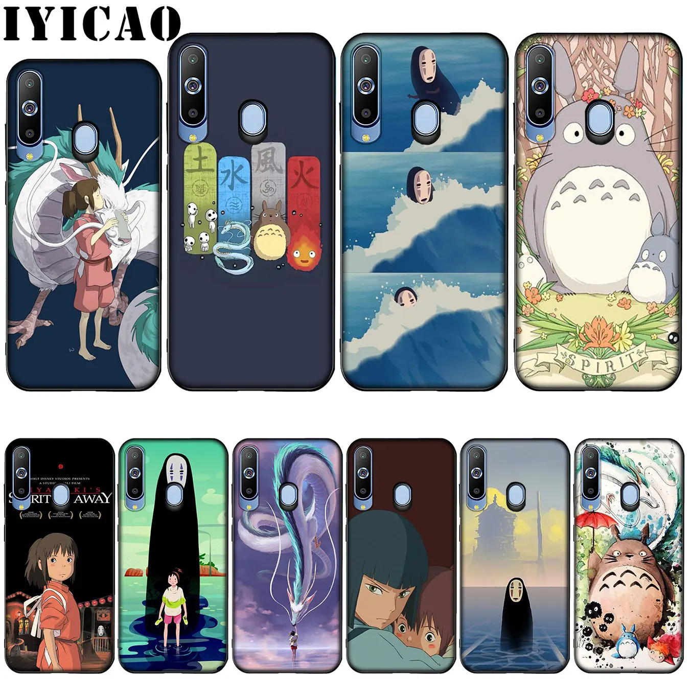 IYICAO Ghibli Мягкий силиконовый чехол для Samsung Galaxy A10 A30 A40 A50 A70 M10 M20 M30|Бамперы| |