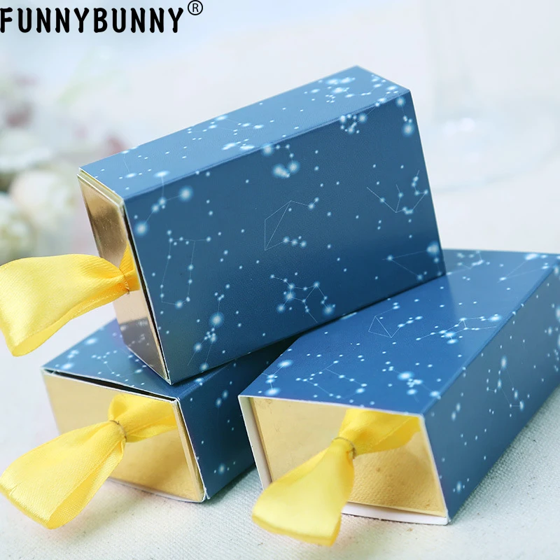 FUNNYBUNNY 5 шт Звездное небо Свадебные любимые конфеты сладости подарочные коробки