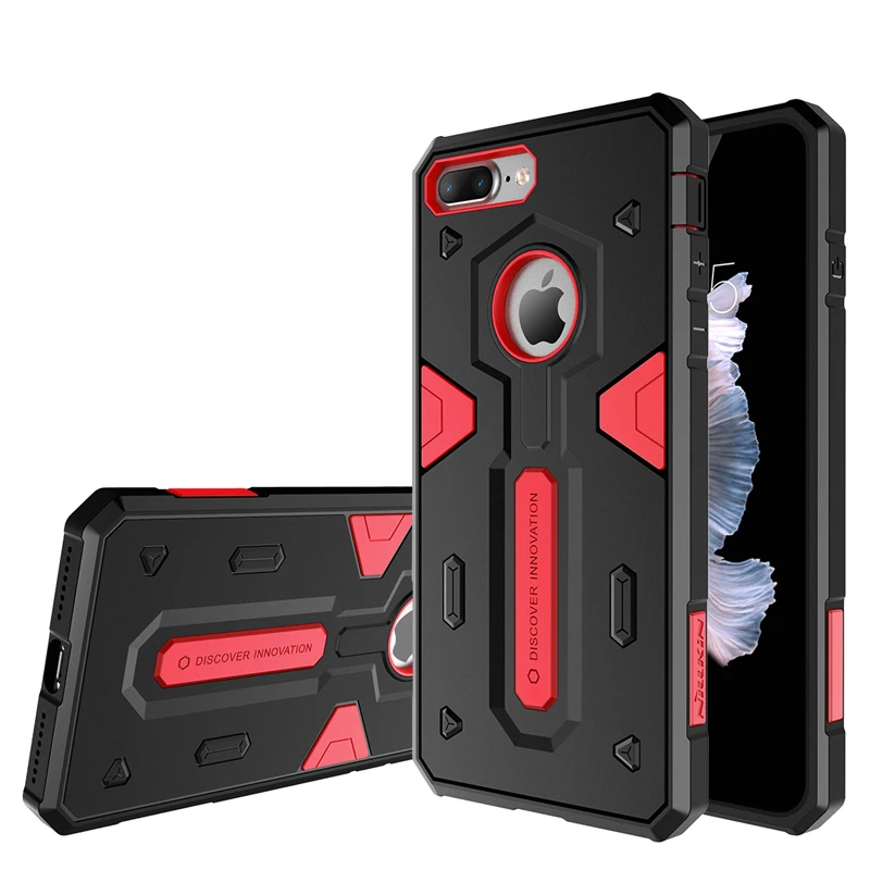 Противоударный армированный чехол для Iphone 7 plus 6 6s 8 X XR XS Max NILLKIN Defender 2 задняя