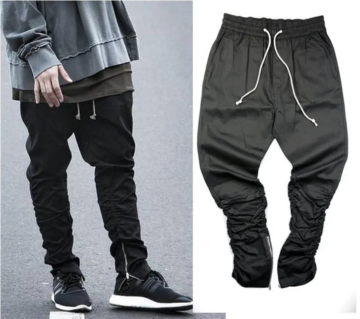 Джастин Бибер бренд боковой молнии для мужчин slim fit повседневные мужские хип хоп