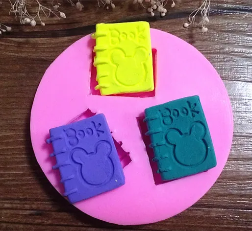 Новое поступление! Дизайн 354 мини книга формы силиконовые 3D помадка плесень мыло