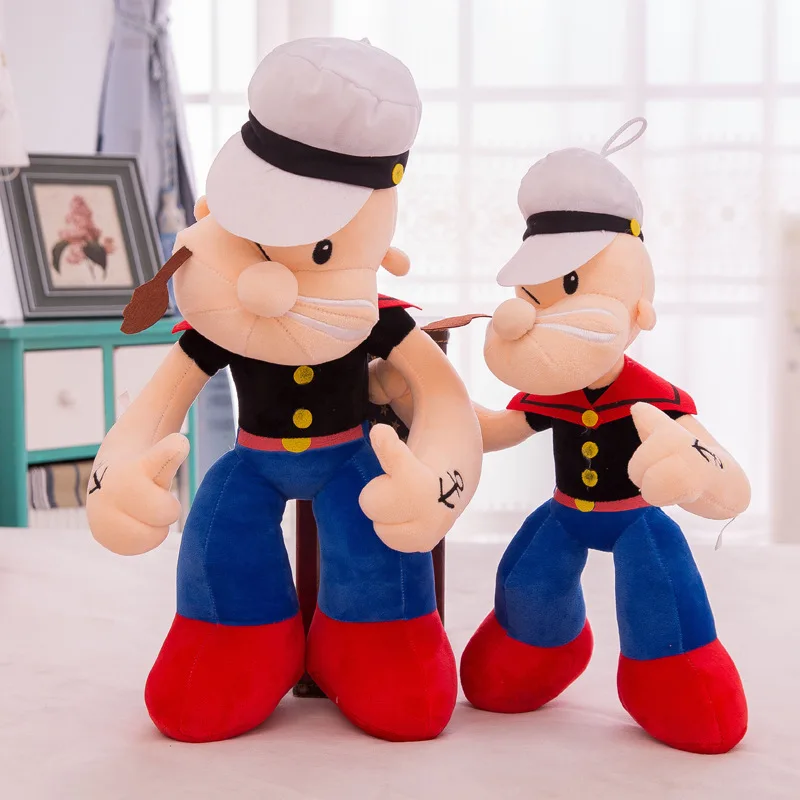 Креативный стиль куклы Popeye Мягкие плюшевые куклы хлопок ТВ и персонаж фильма аниме, плюшевая Popeye детские игрушки для детей подарок