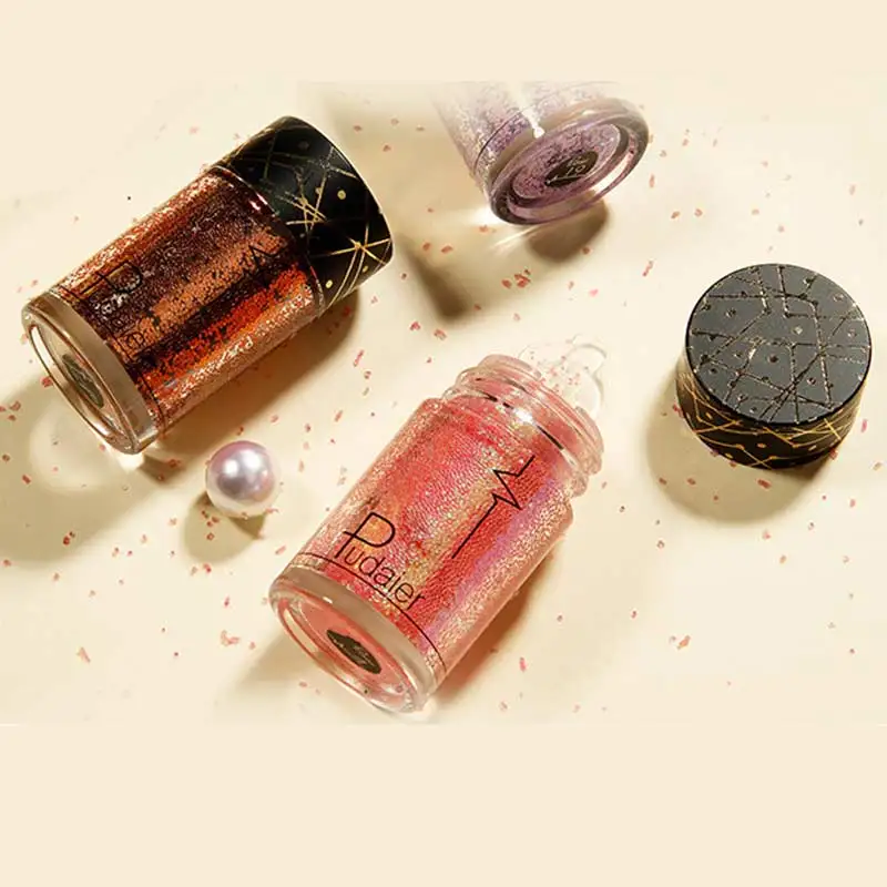 Pro Maquillaje мерцающие тени для век, лазерная рассыпчатая пудра, Sombras Pigmento, блестящие алмазные тени для век, металлический блеск, вечерние тени для макияжа
