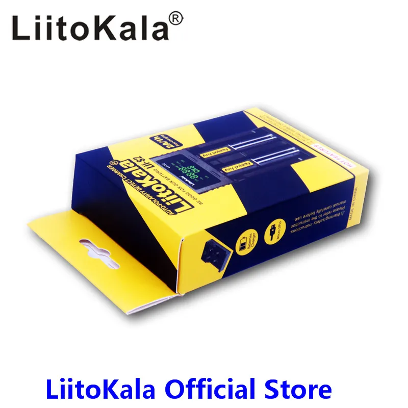 lii-S2 Умное устройство для зарядки никель-металлогидридных аккумуляторов от компании LiitoKala: lii-S1 lii-S2 lii-202 lii-402 liI-PL4 lii-PD4 1,2 V 3,7 V 18650 18350 26650 10440 14500 16340 никель-металл-гидридное аккумуляторное зарядное устройство - Цвет: lii-S2