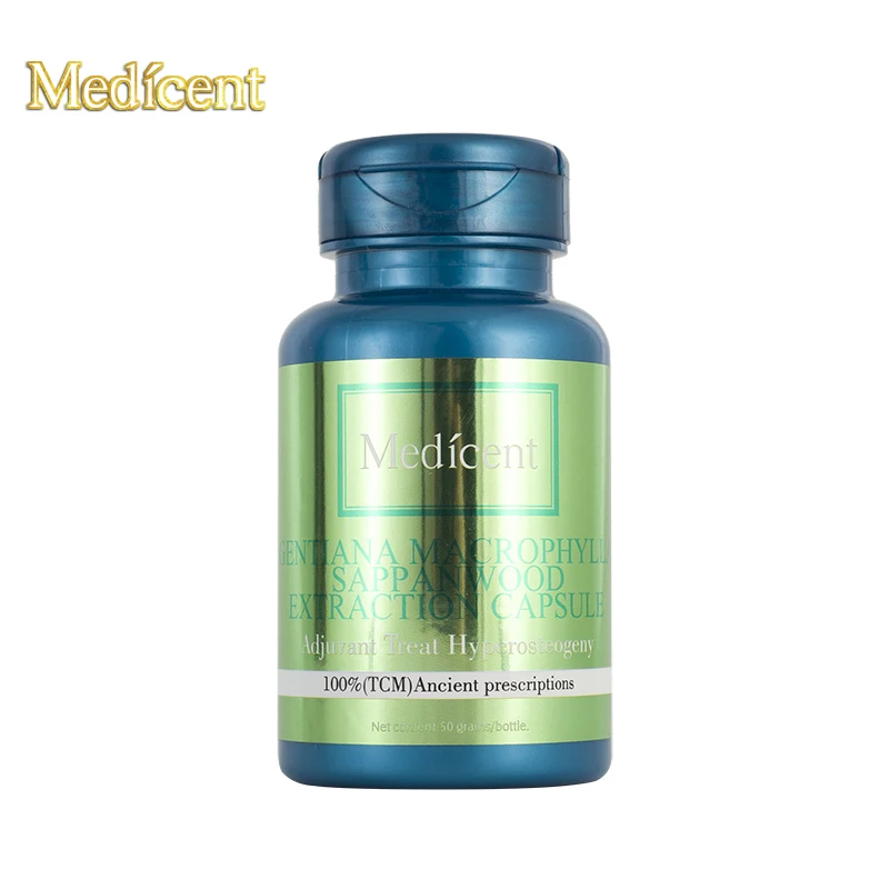 

Medicent Gentiana Macrophylla Sappanwood Extraction Capsule, Adjuvant Help Hyperosteogeny, Protect lumbar spine and heel, 50pcs
