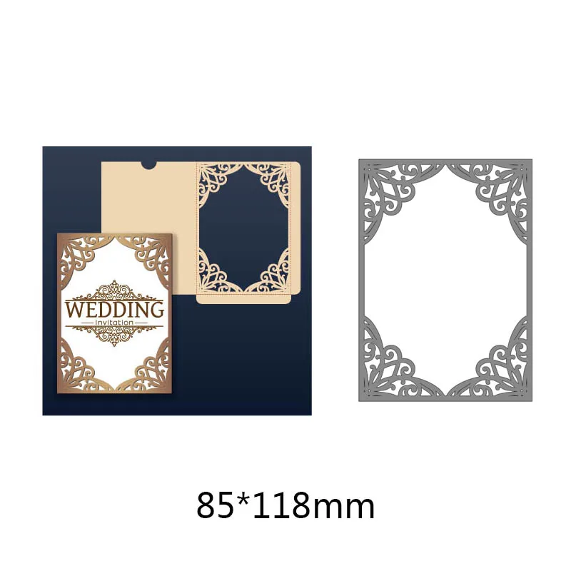 Кружевные рамки и обложки металлические стальные Вырубные штампы цветок сделай