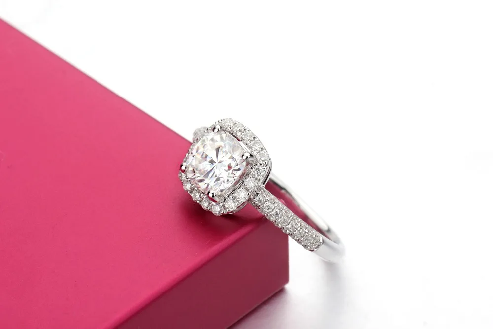 Жемчужные камни Cheestar белое золото 18 карат цвет EF муассаниты ювелирные изделия