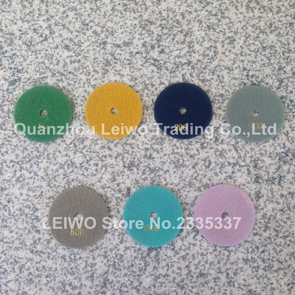 Алмазные сухие полировальные колодки 4 дюйма алмазные инструменты гранитная