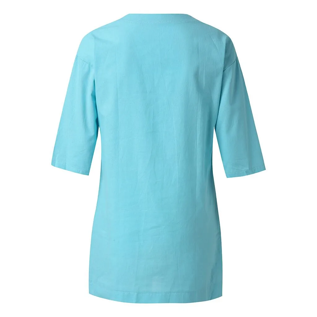 CHAMSGEND женское платье женское летнее стильное платье Feminino Vestido футболка из хлопка и льна свободного кроя размера плюс
