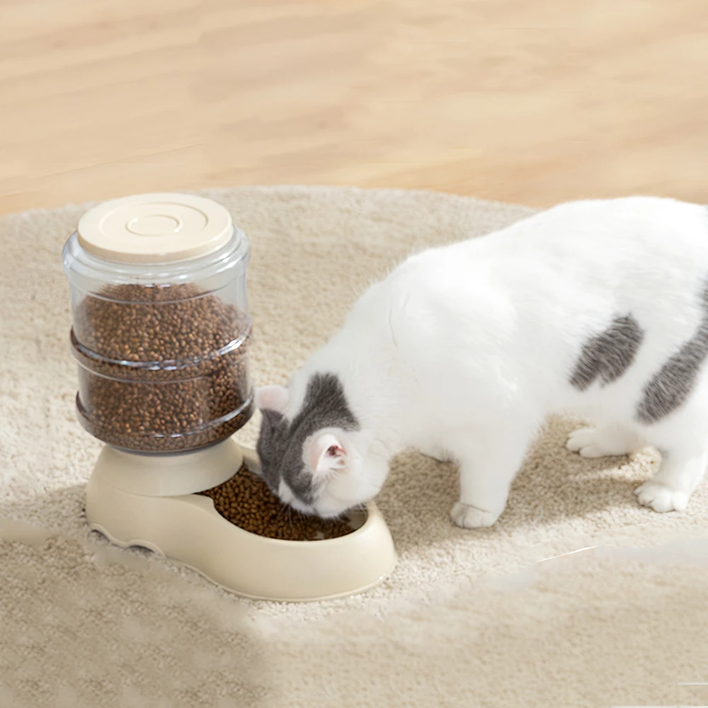 Автоматическая кормушка для домашних животных дозатор еды кошек и собак л фонтан