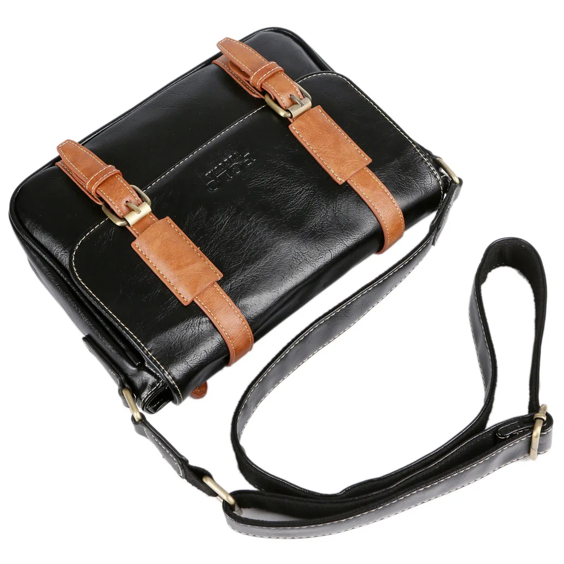 Сумка-мессенджер для мужчин винтажная кожаная сумка мужские Вощеные холщовые