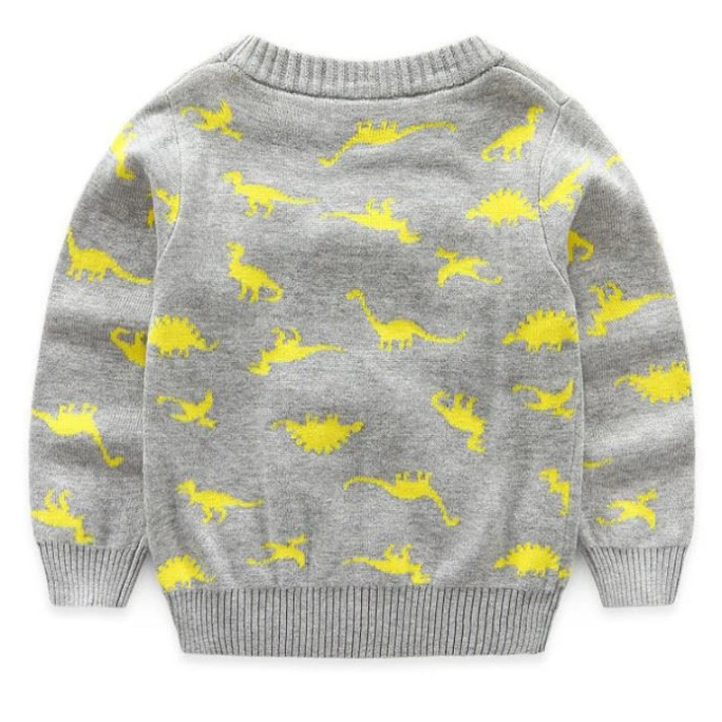 Детские свитера для мальчиков весна осень 2019 детский пуловер милые детские