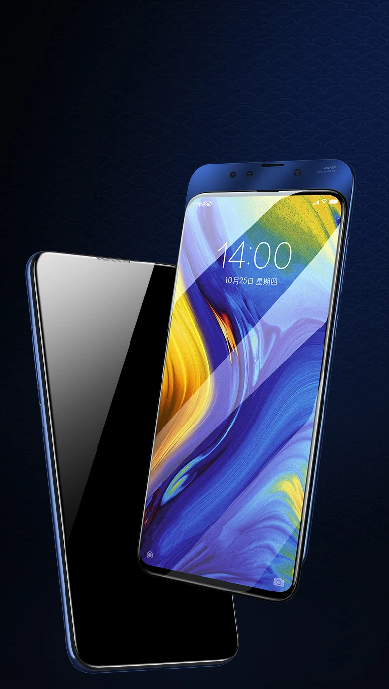 Mofi для Xiaomi Mix 2 2S 3 Защита экрана для Xiaomi Mix 2 2S 3 Закаленное стекло полное покрытие 5D кривая 9H Защитная стеклянная пленка