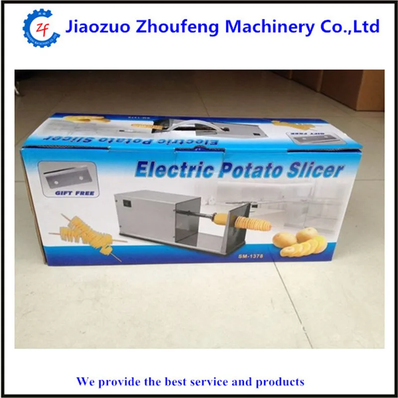 Южная Корея tornado Картофельная машина Электрический картофель спиральный резак