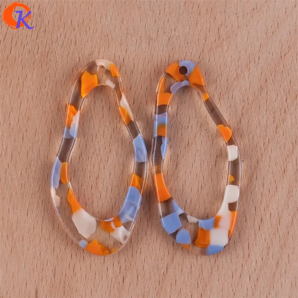 

Cordial Design 50Pcs 20*41mm Jewelry Making/Earring Accessories/Acetic Acid Bead/Irregular Shape/DIY/Hand Made/Earring Findings