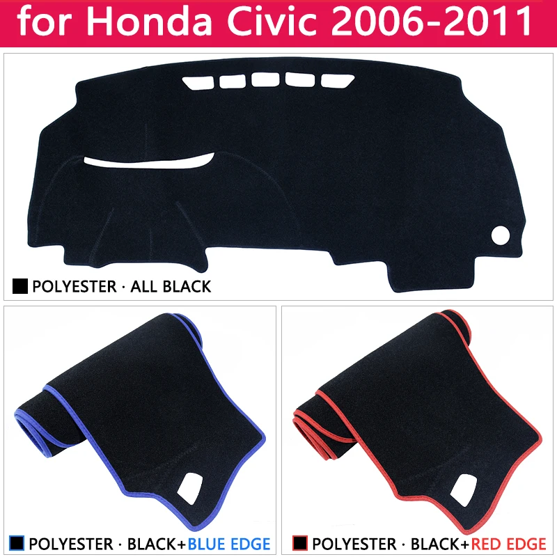 Для Honda Civic 8 2006~ 2011 Противоскользящий коврик на приборную панель солнцезащитный коврик защита аксессуары с покрытием FB FK FA FD 2007 2008