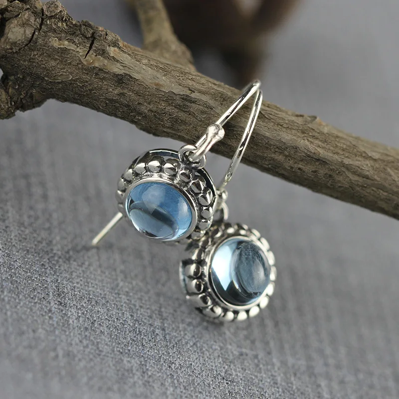 Женские серьги ручной работы L &amp P серьги-подвески из натурального янтарного