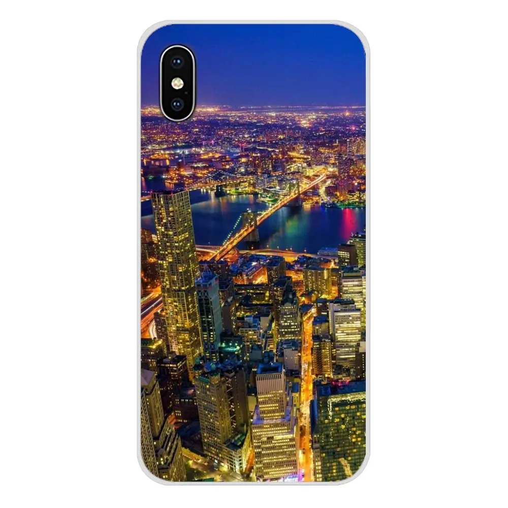 Красивый городской пейзаж для Motorola Moto X4 E4 E5 G5 G5S G6 Z Z2 Z3 G G2 G3 C Play Plus Аксессуары чехлы