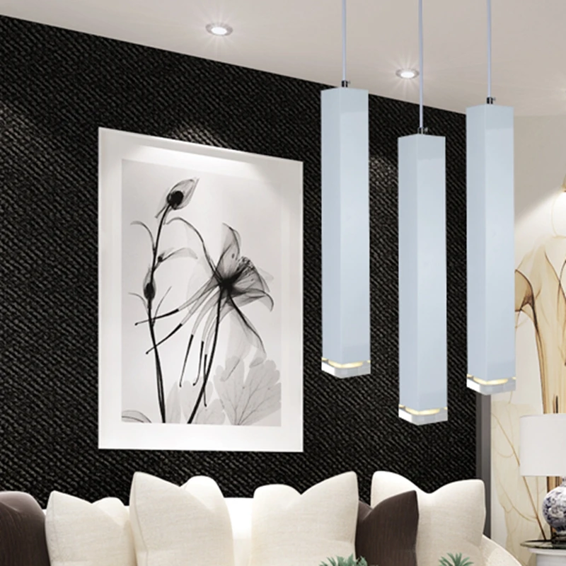 LukLoy современный подвесной светильник куб для обеденного острова гостиной фойе