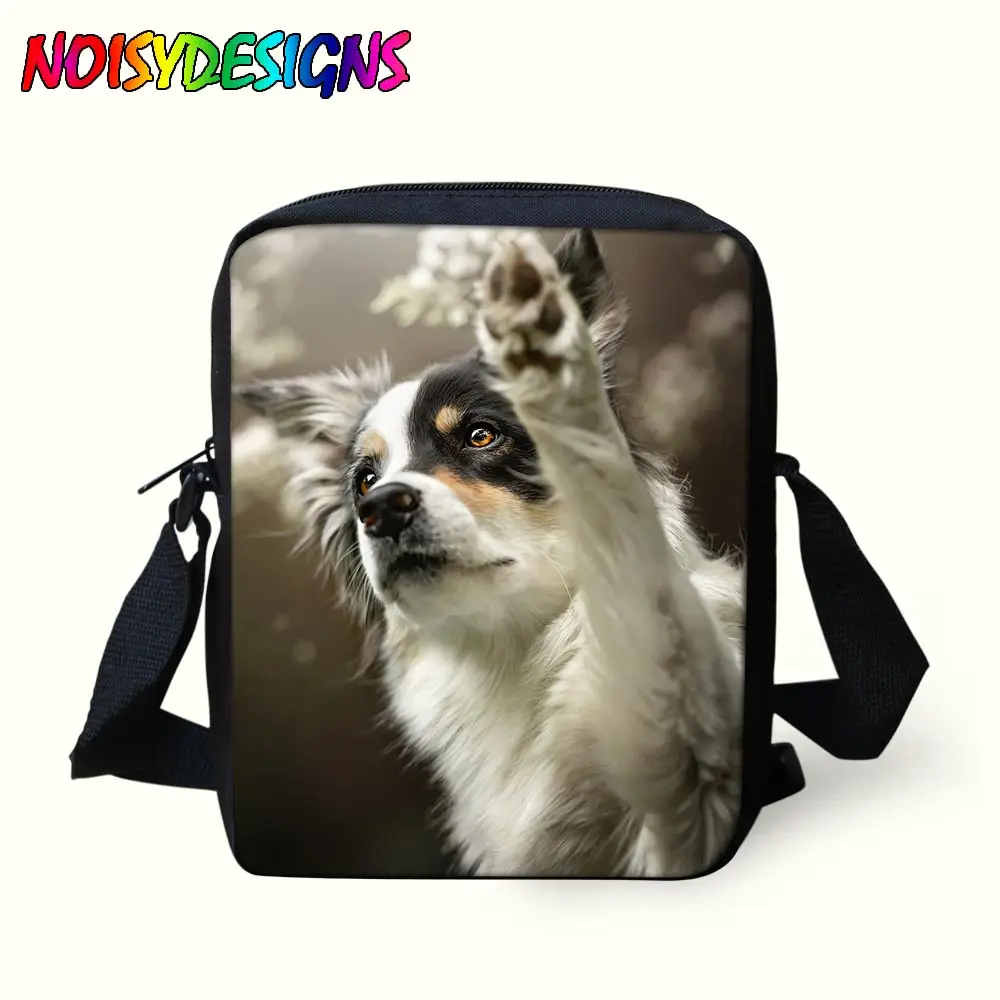NOISYDESIGNS Scottie dogs сумка-мессенджер с поперечным Ремешком черными животными для