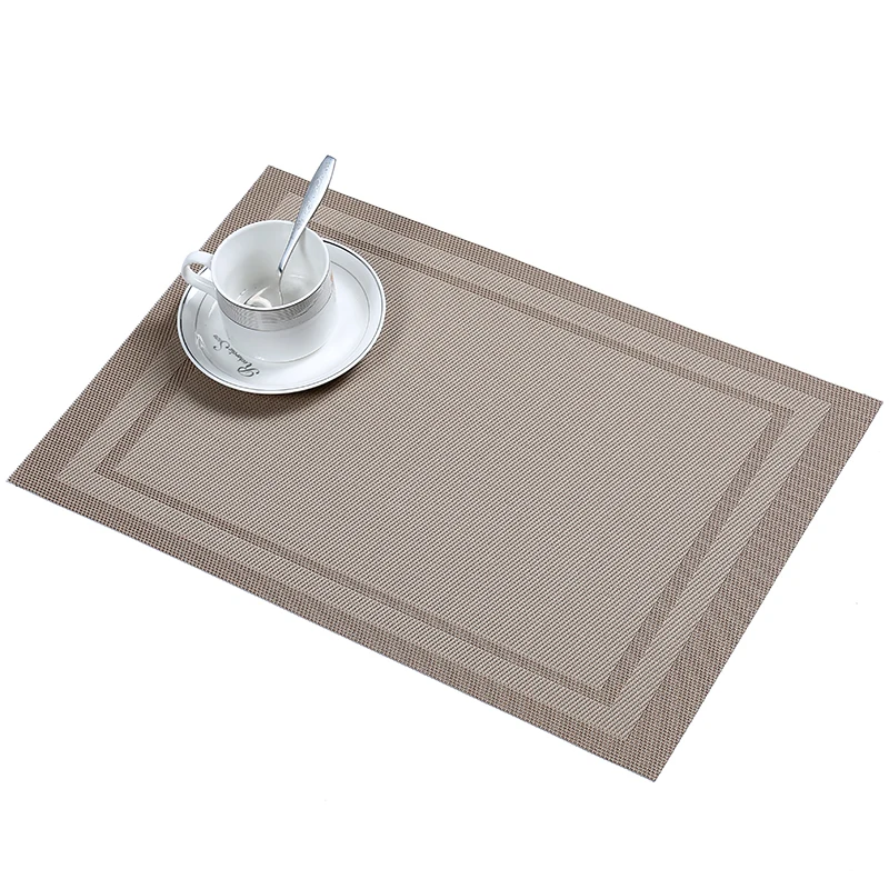 Double Frame PVC Western Cushion Japanese European Heat Insulation Table Environmental Protection | Дом и сад