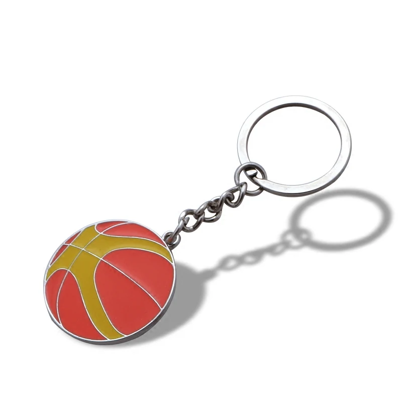basketball 100 шт./лот металлический брелок для ключей на заказ Американский Футбол Баскетбол кольцо для ключей пользовательские открывалка для бутылок с логотипом мешочек для сувениров Шарм CS-KR-M01 - Цвет: basketball