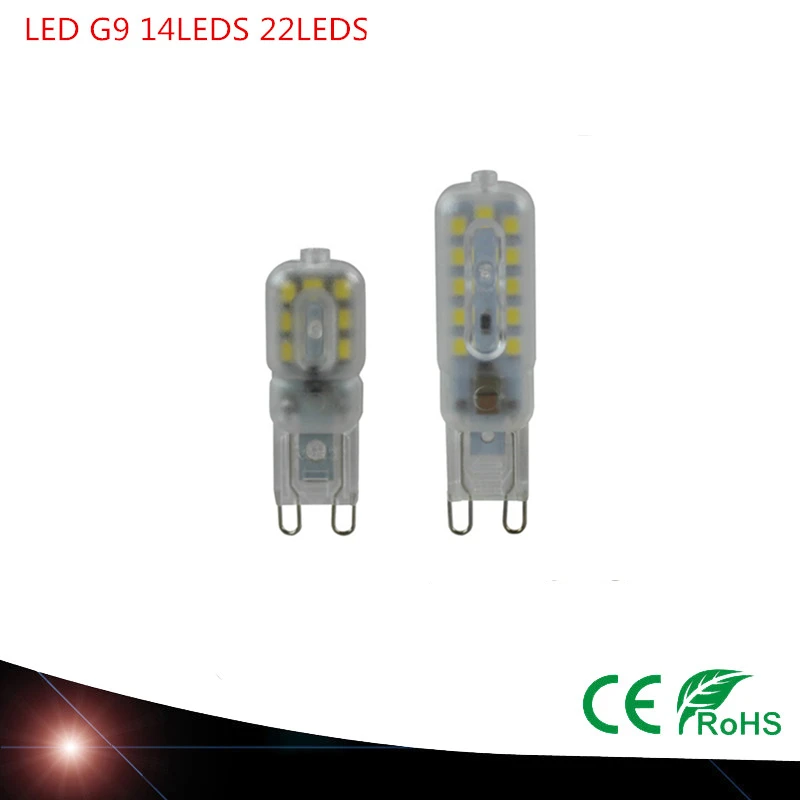 Новая Мини G9 Светодиодная лампа 220 в 230 240 В 5 Вт 14 светодиодов 7 22LDS кукурузная SMD2835