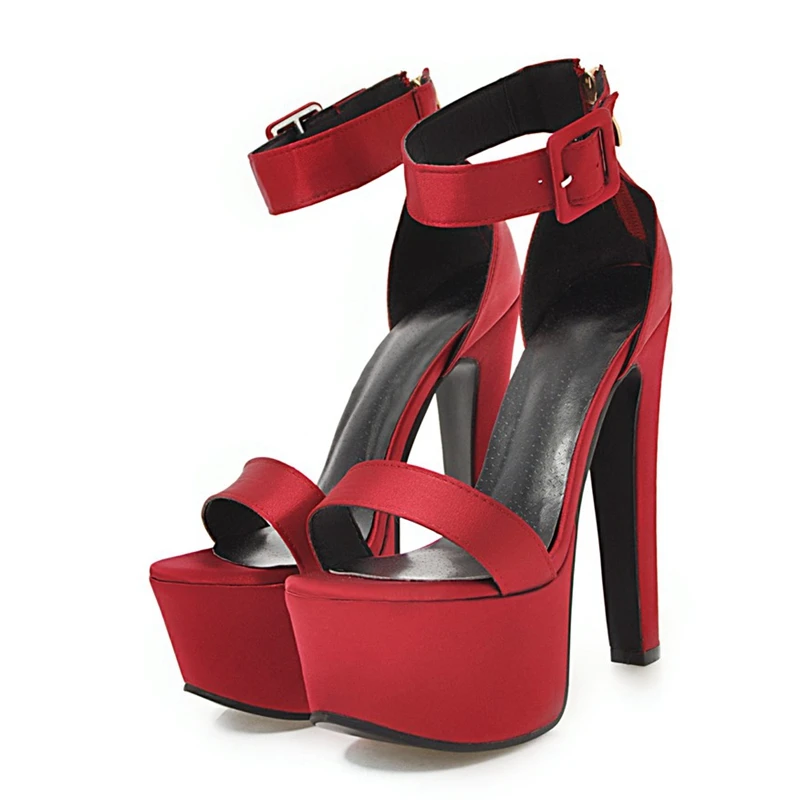 

ENMAYLA Buckle Strap Casual Woman Shoes Zapatos De Mujer Sandals Women High Heels Size 34-43 ZYL2284