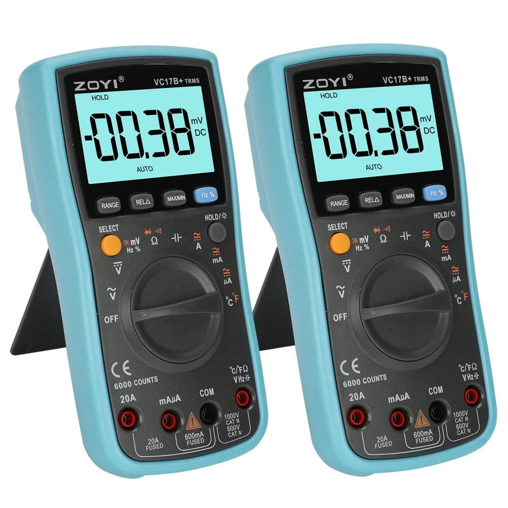 Multímetro Digital Novo Multifunction Mais Teste de Temperatura Multímetro de Alta Pressão 550v de Alta Pressão Anti-queimadura Multímetros