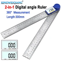 360degree 0 300mm ruler protractor digital goniometer angle inclinometer digital angle finder meter digital ruler