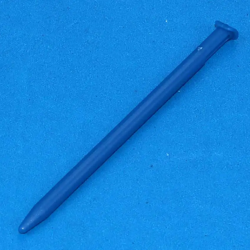 Plastic--blue ChengHaoRan, разноцветный пластиковый стилус для сенсорного экрана N3DS, металлический стилус, ручка для сенсорного экрана для nintendo New 3DS - Цвет: Plastic--blue
