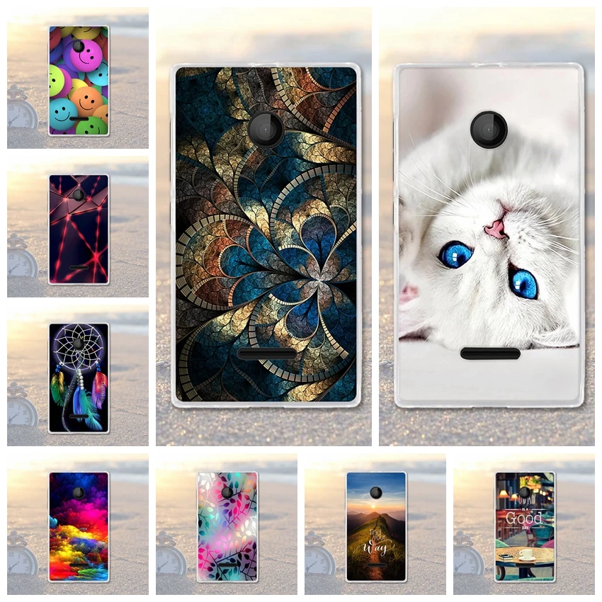 Чехол для microsoft Lumia 435 N435 чехол 532 N532 чехол 4," Мягкая силиконовая задняя крышка для Fundas Nokia Lumia 435 чехол для телефона s
