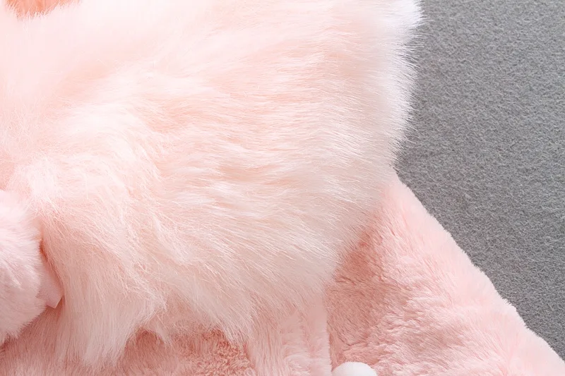 

Girls Clothes Autumn Winter Baby Girls Coat Faux Fur Balls Infant Kids Outerwear Princess Toddler Jacket Coats