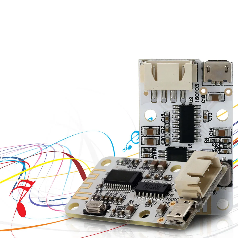 Микро usb DC 5 В BT аудио приемник цифровой усилитель плата модуля 2*3 Вт diy