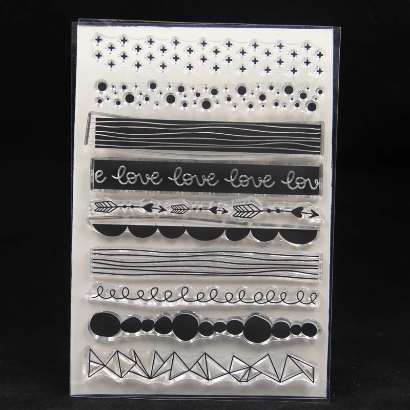 Прозрачный силиконовый штамп ZFPARTY для скрапбукинга сделай сам|Штампики| |