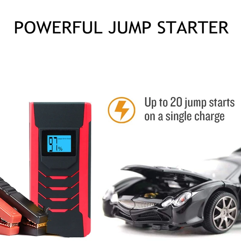 Многофункциональное пусковое устройство power Bank 89800mah 12V 800A 4USB портативный автомобильный аккумулятор бустер бензиновый дизельный зарядное устройство пусковое устройство