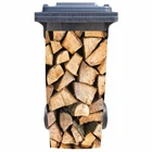 Бесплатная доставка поделки из дерева heap клей съемный водостойкий стикер этикеты Для Мусора корзина для мусора крышка стикеры 120 л 240 л