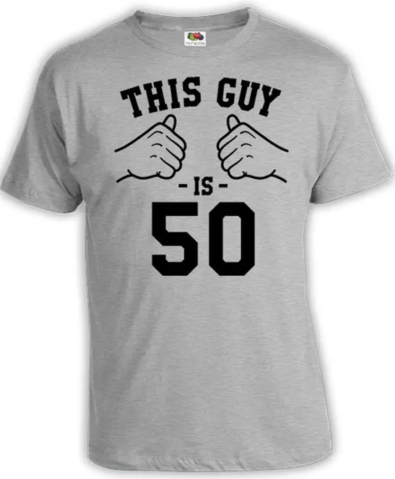 Мужская футболка на день рождения 50 лет|t shirt|50th birthdayt-shirt personalized |