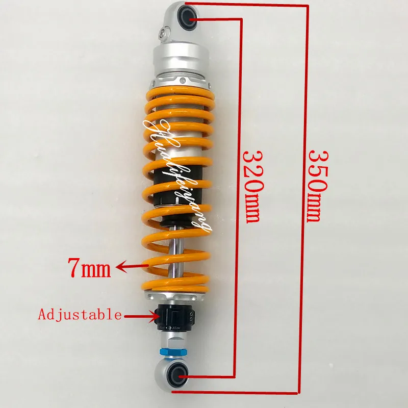 Adjust Damping Shock Absorber for Honda Yamaha Kawasaki Suzuki - 7mm Spring Sizes: 280mm, 290mm, 300mm, 320mm, 330mm, 340mm, 350mm, 360mm image 6