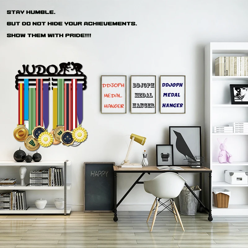 

DDJOPH JUDO medal hanger holder Sport medal display hanger holder hold 30+ medals