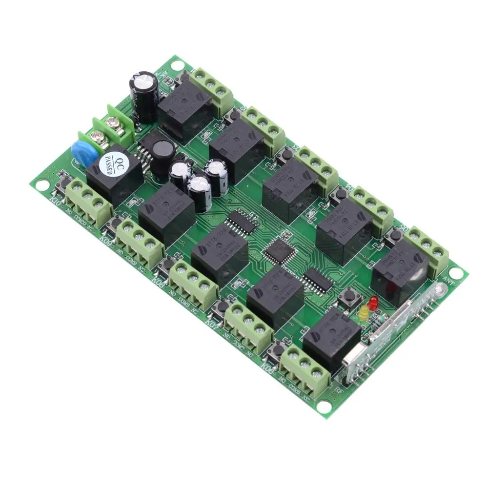 DC 12V 10CH каналы независимая RF Беспроводная лампа передатчик + приемник 315/433.92 MHZ |