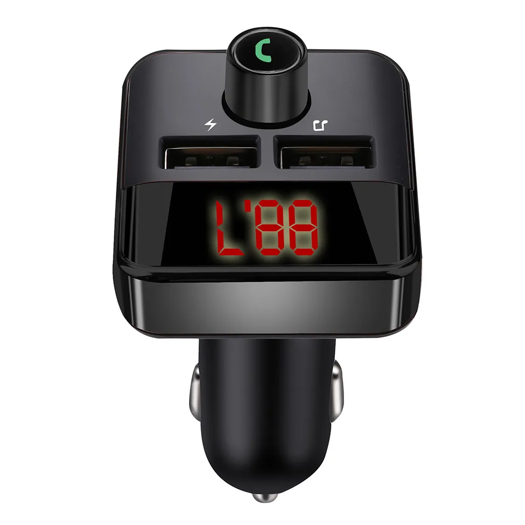 Bluetooth автомобильный fm-передатчик беспроводной радио адаптер USB зарядное устройство MP3-плеер USB2.1A зарядное устройство, версия Bluetooth 3,0 10 июня
