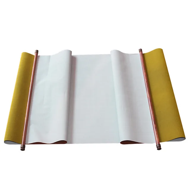 Blank Scroll Водяное письмо прокрутки ткань бумага написание живопись Китайская каллиграфия практика прокрутки ткань бумага повторное использование волшебная вода Письмо C - Цвет: Blank Scroll