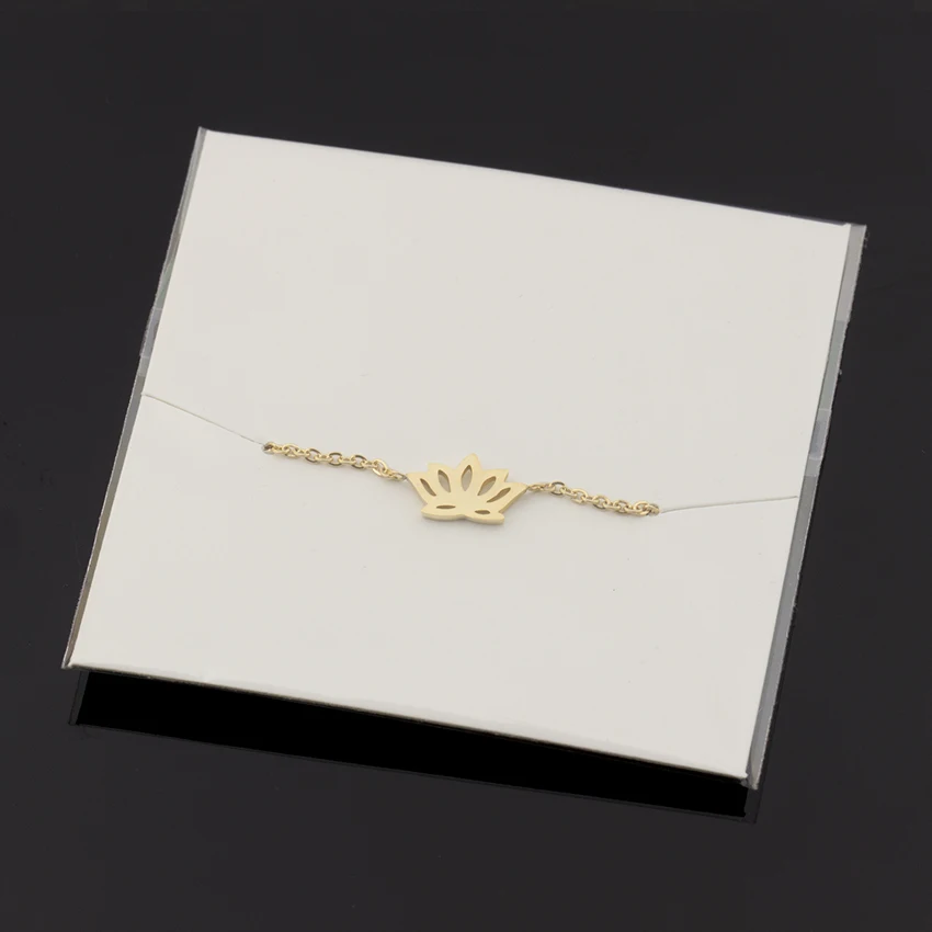 Дубай цветок лотоса ювелирный набор ожерелье кулон браслет для женщин Золотой
