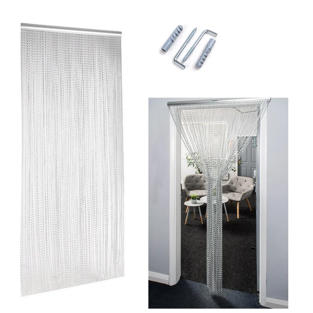 Серебряный Премиум алюминиевая цепь слепой/экран слепой/насекомое экран/экран